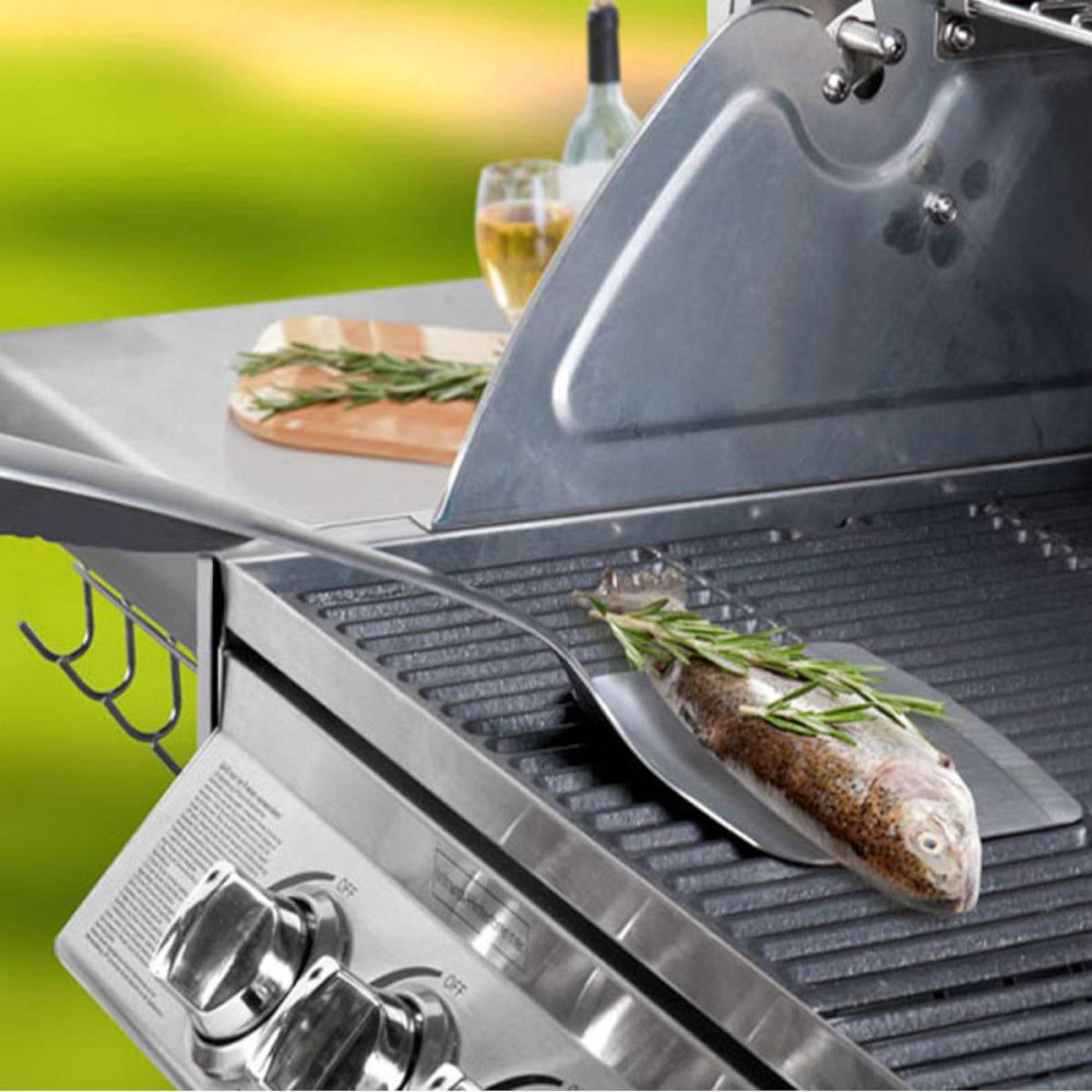 Лопатка для переворачивания рыбы SANTOS, нержавеющая сталь 2804 Код: 010992 Ровно - изображение 2