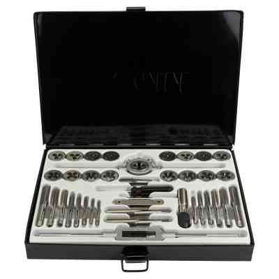 Набор метчиков и плашек Sigma 40 предм., металлический кейс (1643251) Винница