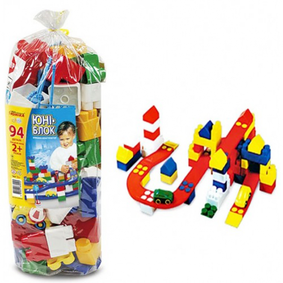 Детский конструктор „Юни-блок”-94 70125 из 94х деталей Винница - изображение 1
