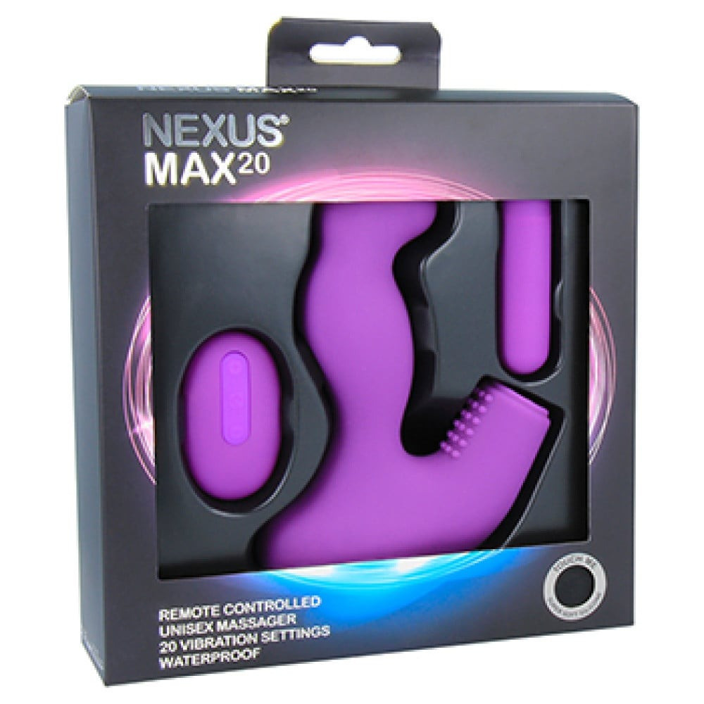 Массажер простаты Nexus Max 20 с дистанционным управлением, фиолетовый Sex Aura Киев - изображение 3