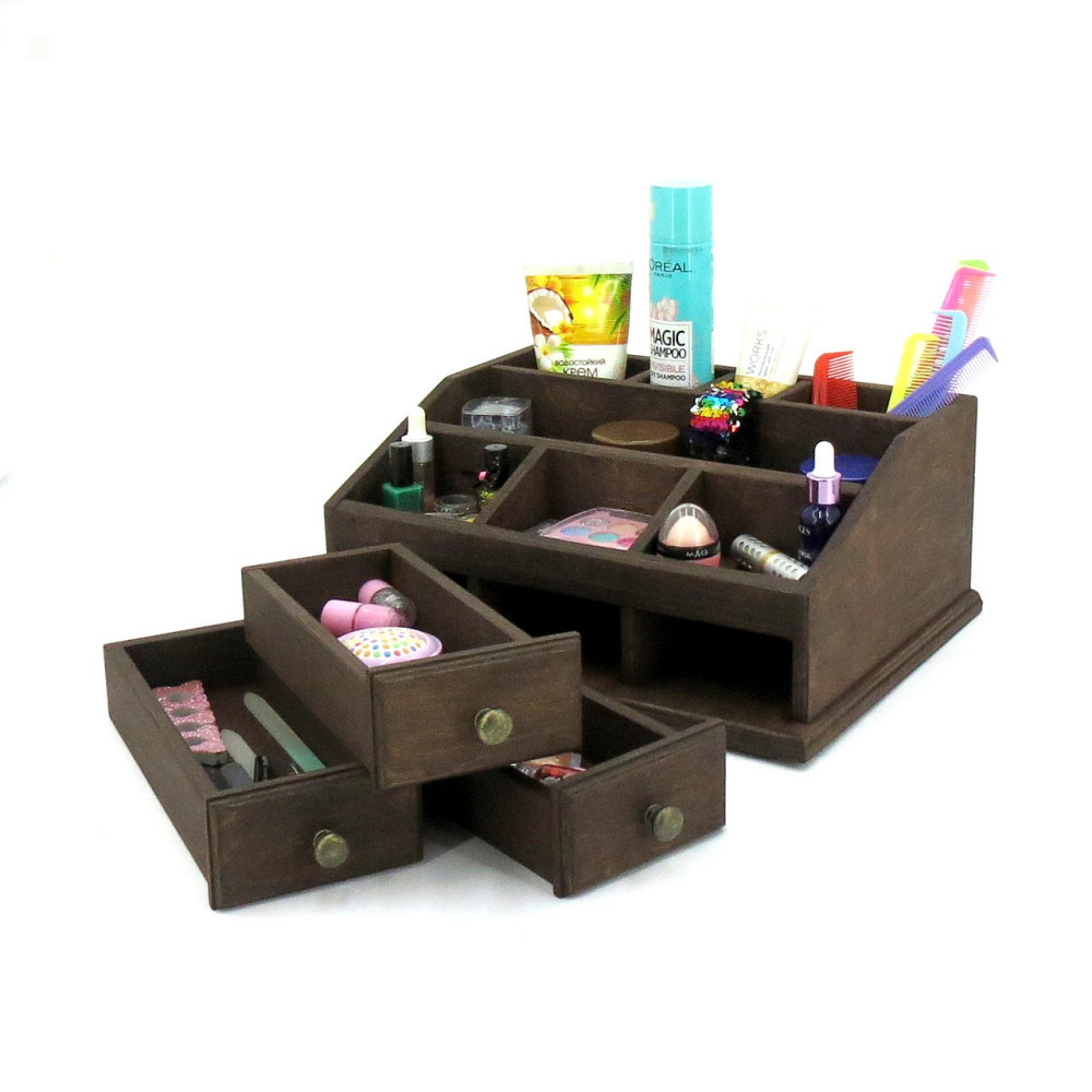 Органайзер для косметики "Домна" капучино Миколаїв - фото 5