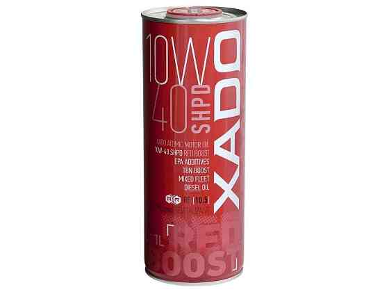 Масло моторное полусинтетическое Atomic Oil 10W-40 SHPD Red Boost, же/б 1л ТМ XADO Solmir Киев
