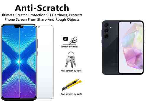 Защитное стекло NeoGlass для Samsung Galaxy A35, Galaxy A35 5G – ультрапрозрачное и устойчивое Киев