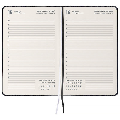 Тижневик Axent датований 2026 Grand Lines, 195х255, чорний (8831-26-01-A) Вінниця - фото 3