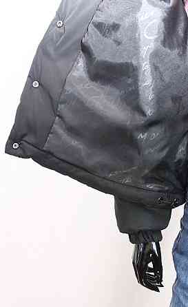 Демисезонная женская куртка з меховым воротним Черный 42 Харьков