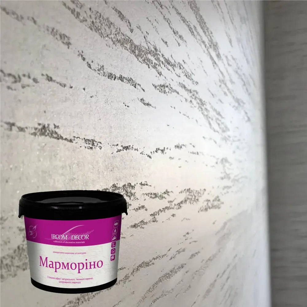 Декоративна штукатурка Марморіно Ircom Decor 15 кг Киев - изображение 6