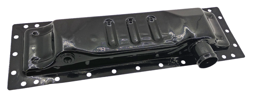 Бак радіатора нижній МТЗ-80, 82. 70У-1301075 (метал) (порошкове фарбування). Бак радіатора нижній Мукачево - фото 1