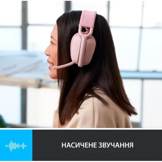 Гарнитура беспроводная: Logitech Zone Vibe 100 Pink Харьков
