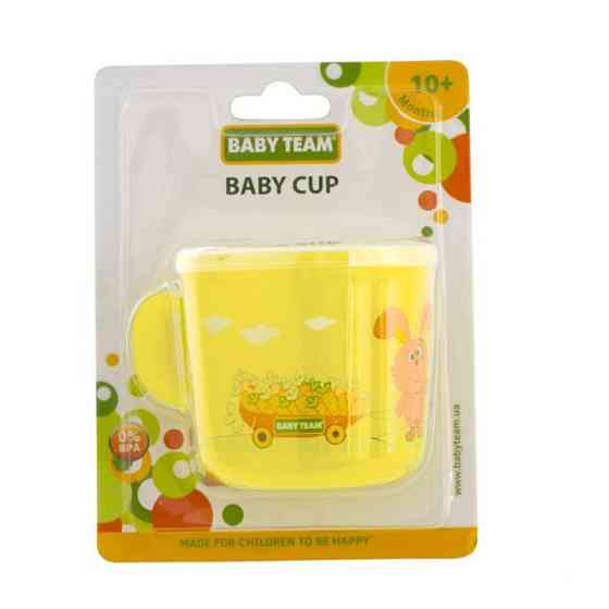 Детская чашка с ручкой 