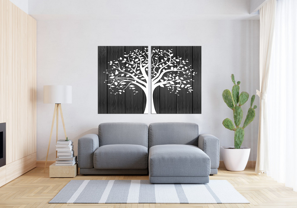 Модульная картина в гостиную / спальню   Дерево  TLV-2_066 Київ - фото 3