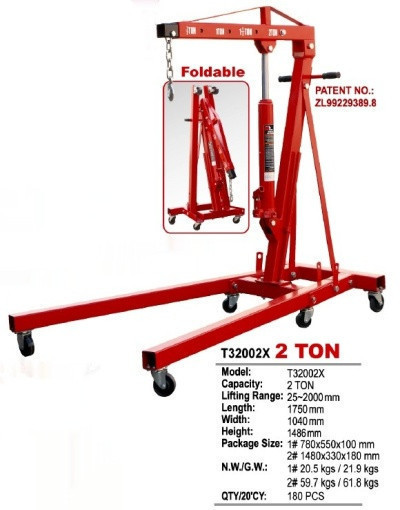 Кран гидравлический 2т складной TORIN T32002X Одесса - изображение 3