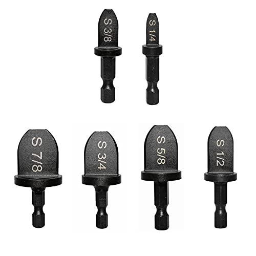 Набір розширювачів мідних труб 6 шт з фаскою, для шуруповерта, розвальцьовування труб і трубок Київ - фото 6