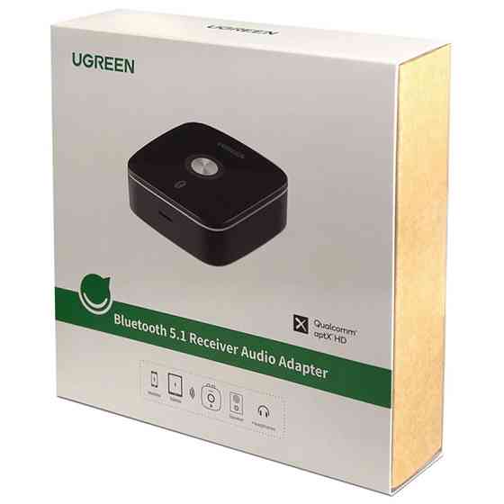 Приймач Bluetooth UGREEN Wireless Bluetooth Audio Receiver 5.1 with 3.5mm and 2RCA Adapter CM106 Винница