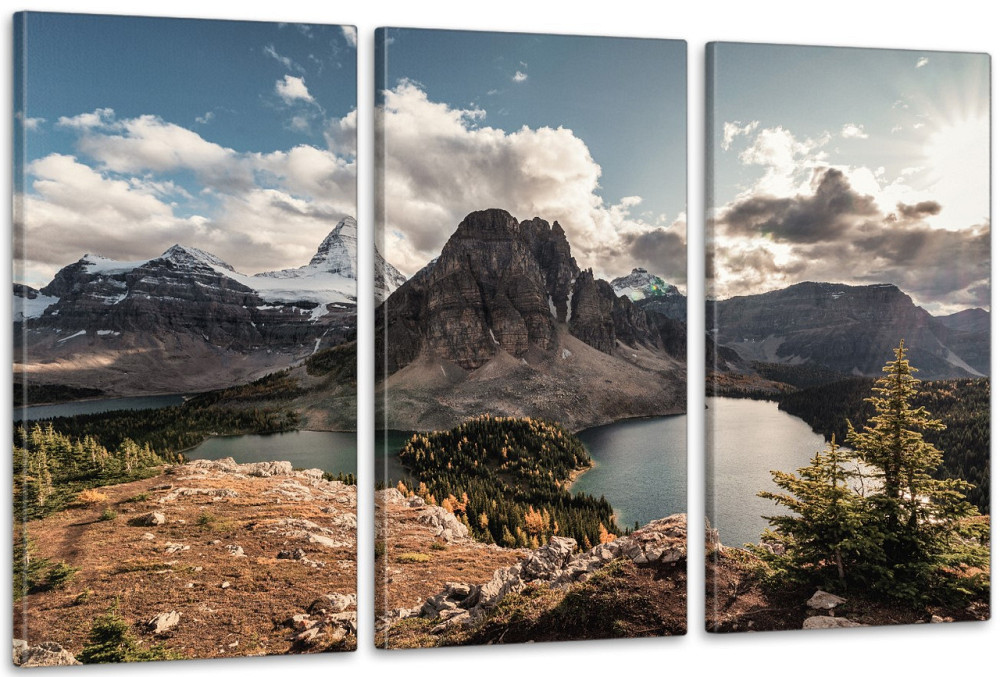 Модульная картина в гостиную / спальню  Гори  ART-094_3A 70х130 см Киев - изображение 1