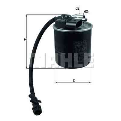 Фільтр паливний Mahle KL912 Вінниця