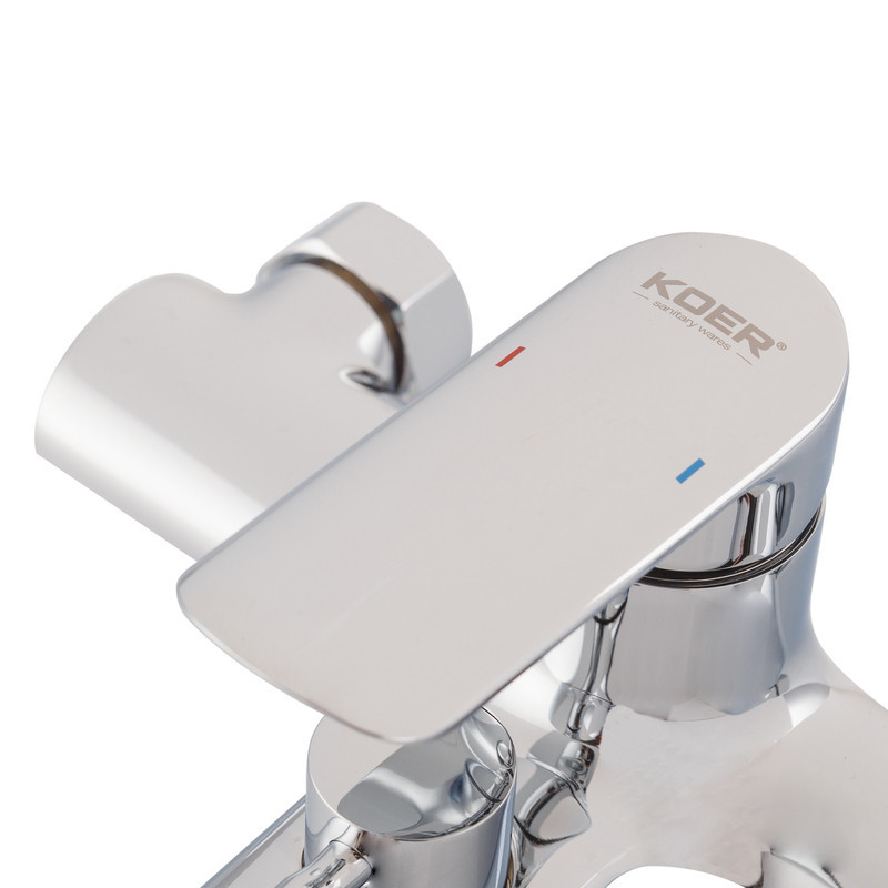 Змішувач для ванни з коротким виливом Koer KB-40028-01 (KR5305) надійний і стильний Харків - фото 4