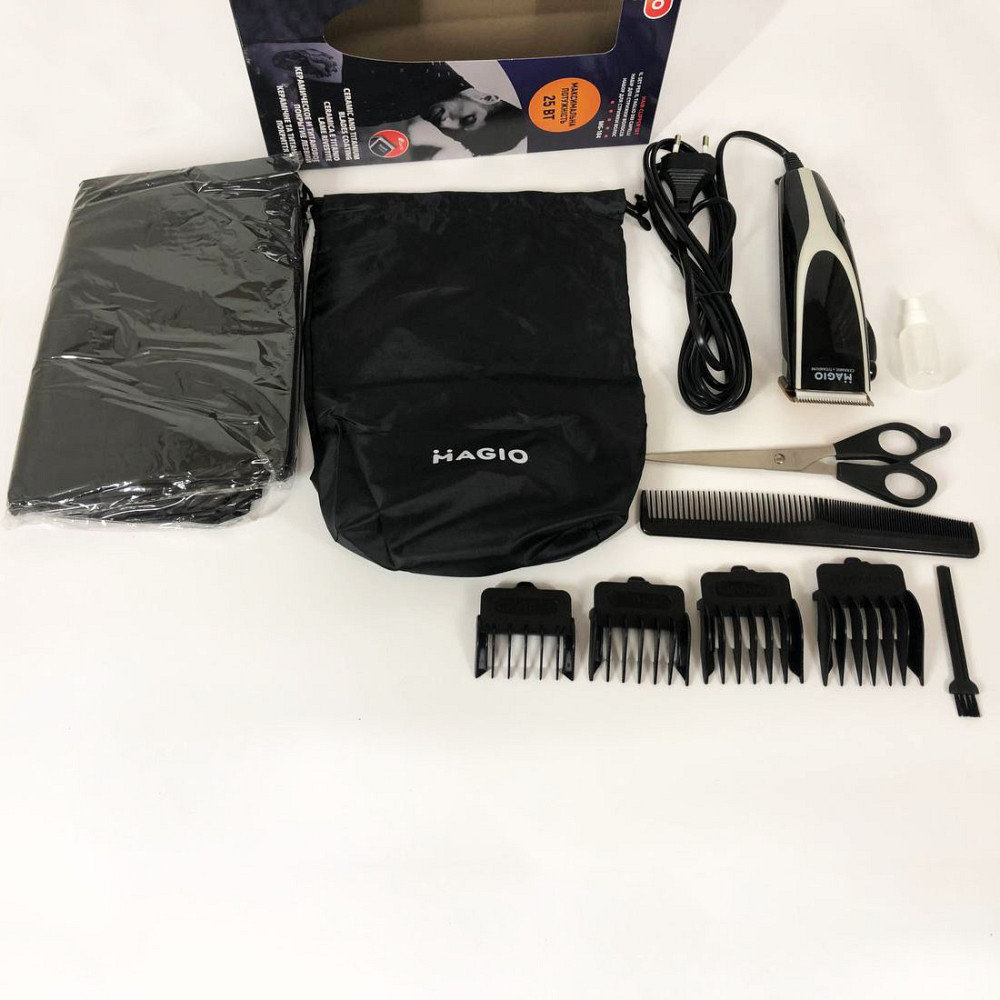 Триммер для стрижки волос мощный, Машинка для стрижки волос с различными насадками NL-30 Львов - изображение 13