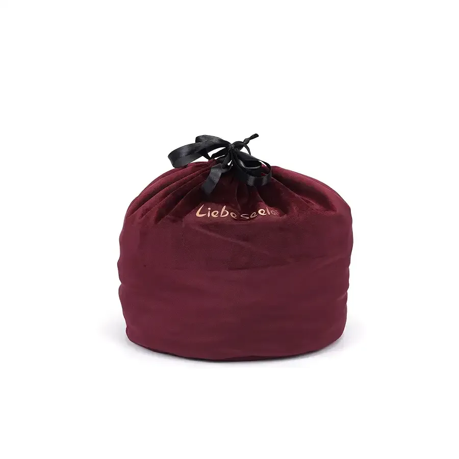 Мішечок для зберігання іграшок Liebe Seele Wine Red Large Storage Bag Cylindrical Львів - фото 1