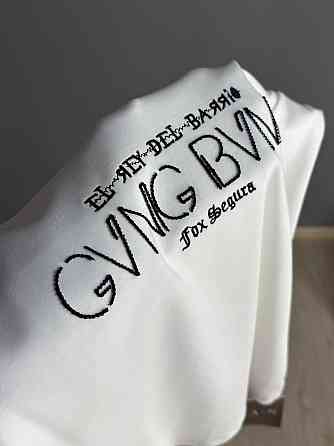 Футболка жіноча A-N 30153 з вишивкою базова однотонна one size, білий, one size Київ