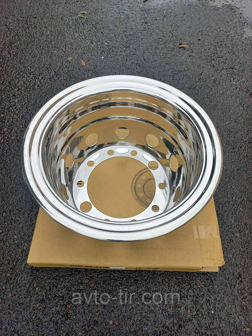 Колпак колеса глубокий задний 22.5 (нержавійка) ведуча вісь Ковпак 22.5 Ковпак задній 22.5 Луцк - изображение 1