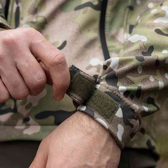 Куртка чоловіча демісезонна з капюшоном Мультикам Pobedov Motive з липучками Київ