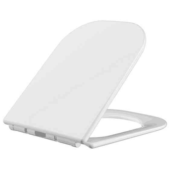 Сидіння-кришка для унітазу Mixxus SEAT COVER QUADRO-2003 з мікроліфтом 430х338х35mm   ( MI6689 ) 26953 Харків