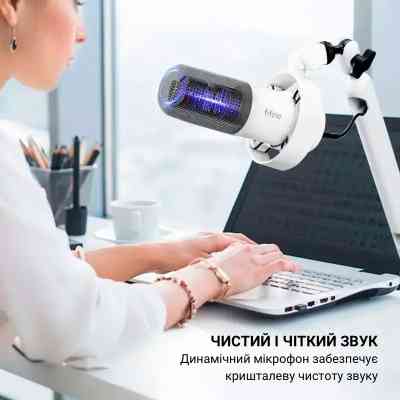 Микрофон Fifine T688W USB/XLR White (T688W) Винница