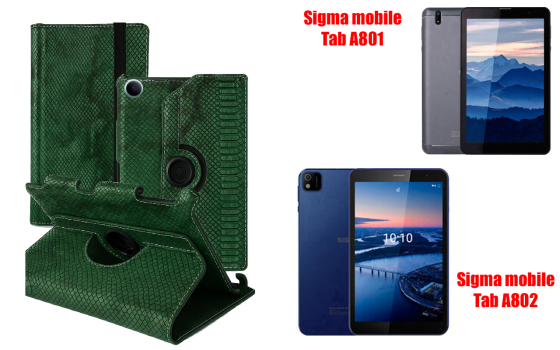 Чохол Spinner360 для планшета Sigma mobile Tab A102, A103, A104, колір Reptyliya Київ