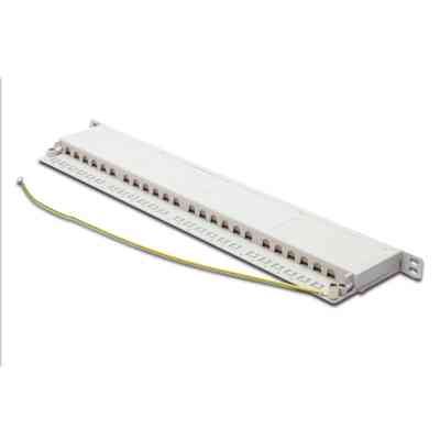 Патч-панель 19&quot; 24xRJ-45 STP cat.6, 0.5U Digitus (DN-91624S-SL-SH-G) Вінниця