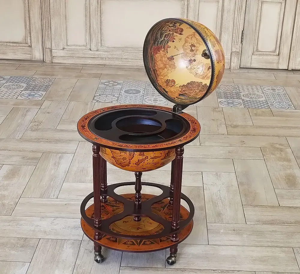 Глобус бар на пол Древняя карта коричневый сфера 42 см Гранд Презент mastersem Киев - изображение 2
