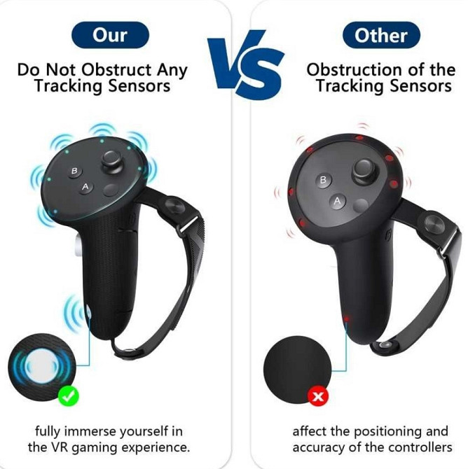 AMVR Q3HS1 Controller Grips Cover Гріпси Meta Quest 3 / 3S Акція! Харків - фото 2