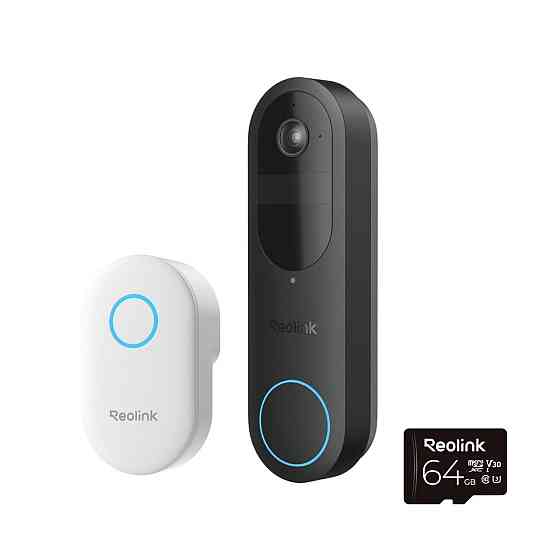 Відеодзвінок Reolink D340B (Video Doorbell Wi-Fi/АКБ) ( 17936 ) Харків