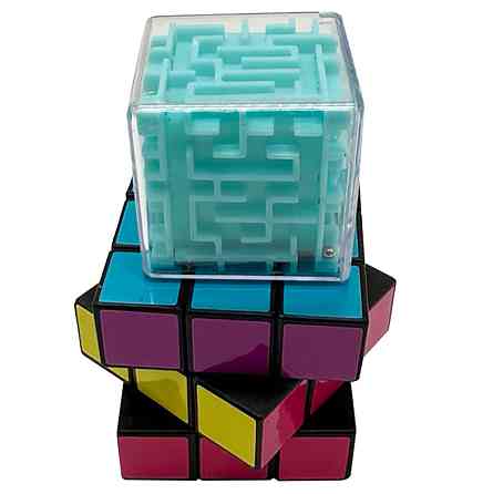 Набір головоломок 2 в 1 "Лабіринт-Кубик" IGR119, розмір 4х4 Вінниця