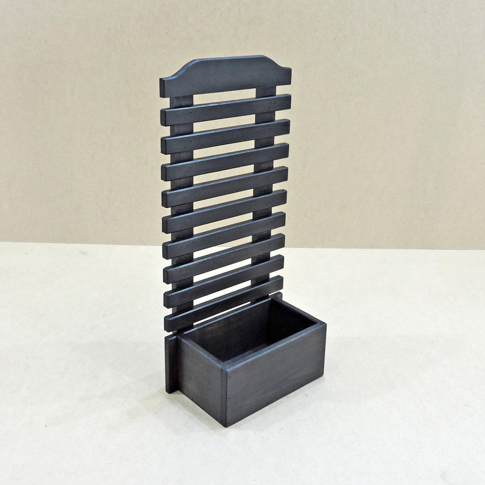 Полиця настінна для квітів "Сальвадор" венге Миколаїв - фото 3