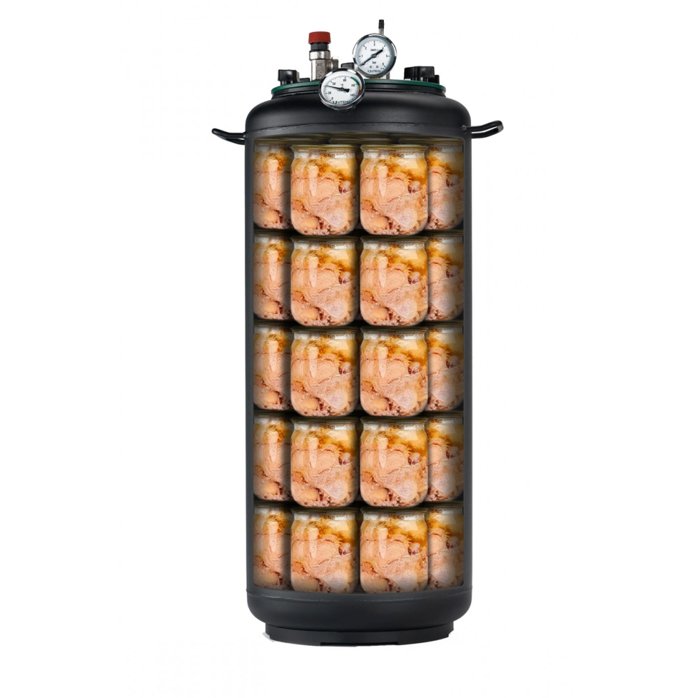 Автоклав бытовой УТех-40 на 40 банок стальной для консервирования домашний Киев - изображение 2