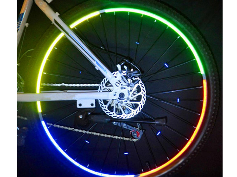 Світловідбивні наклейки на колесо велосипеда Feel Fit сірі Бровари - фото 3