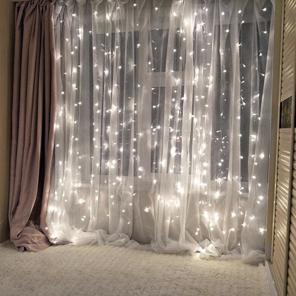 Світлодіодна гірлянда Штора 3х3м 400 LED Холодний білий Вінниця - фото 2