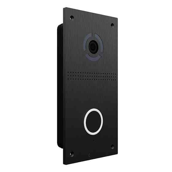 IP панель виклику Bas-IP AV-05FD black з безконтактною кнопокою виклику Київ