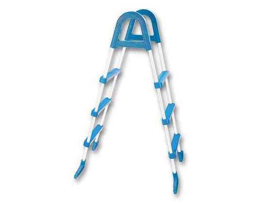 Лестница стальная для каркасных бассейнов Azuro 120 см Киев