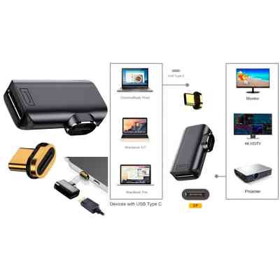 Переходник USB-C to DisplayPort 8K60Hz PowerPlant (CA914265) Винница