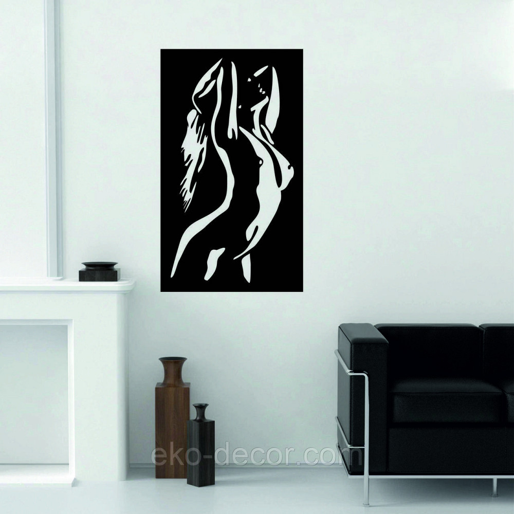 Декоративне настінне Панно «Силует жінки», Декор на стіну Київ - фото 4