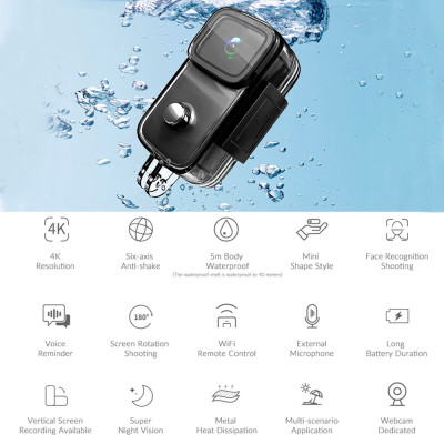 Экшн-камера SJCAM C200 (6972476160820) Винница - изображение 12