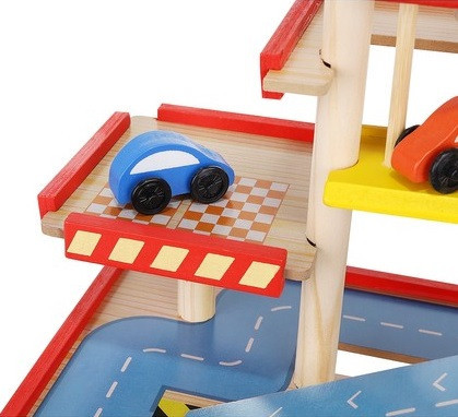 Детский Гаражный набор парковка, деревянный гараж, лифт, большая трасса, автомойка Kruzzel (22446) Нововолынск - изображение 7