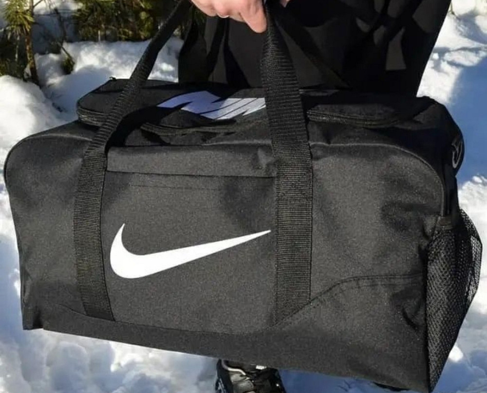 Сумка чемодан вализа спортивная черная мужская дорожная найк. Киев - изображение 3