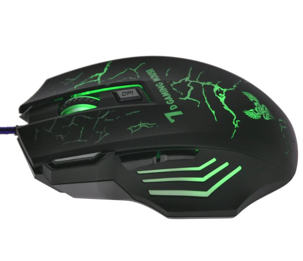 Мишка дротова ігрова Gaming Mouse X7 8890, чорна Вінниця - фото 6