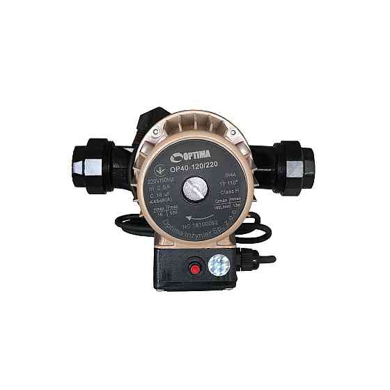 Насос циркуляционный Optima OP40-120 220мм + гайки, + кабель с вилкой! (000011556) Киев