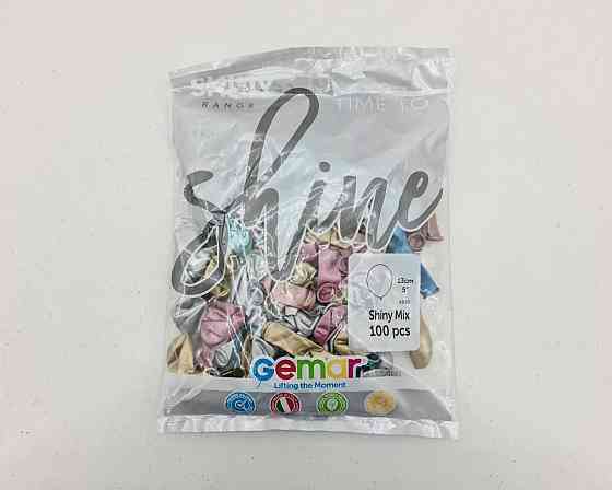 Повітряні кульки хром асорті 5" (13 см) 100 шт Gemar (1 пач.) Харків