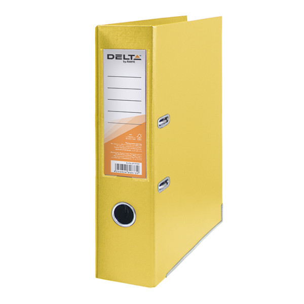 Папка-реєстратор "Delta by Axent" A4/75мм D1712-08 "Prestige" жовтий, шт Київ - фото 1