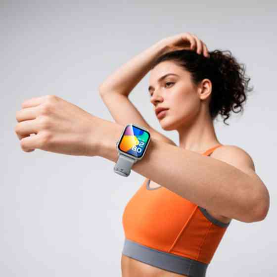 Смарт-часы BOROFONEB BD15 46mm. 200 mAh. IP67 Smart watch(call version) silver Одесса