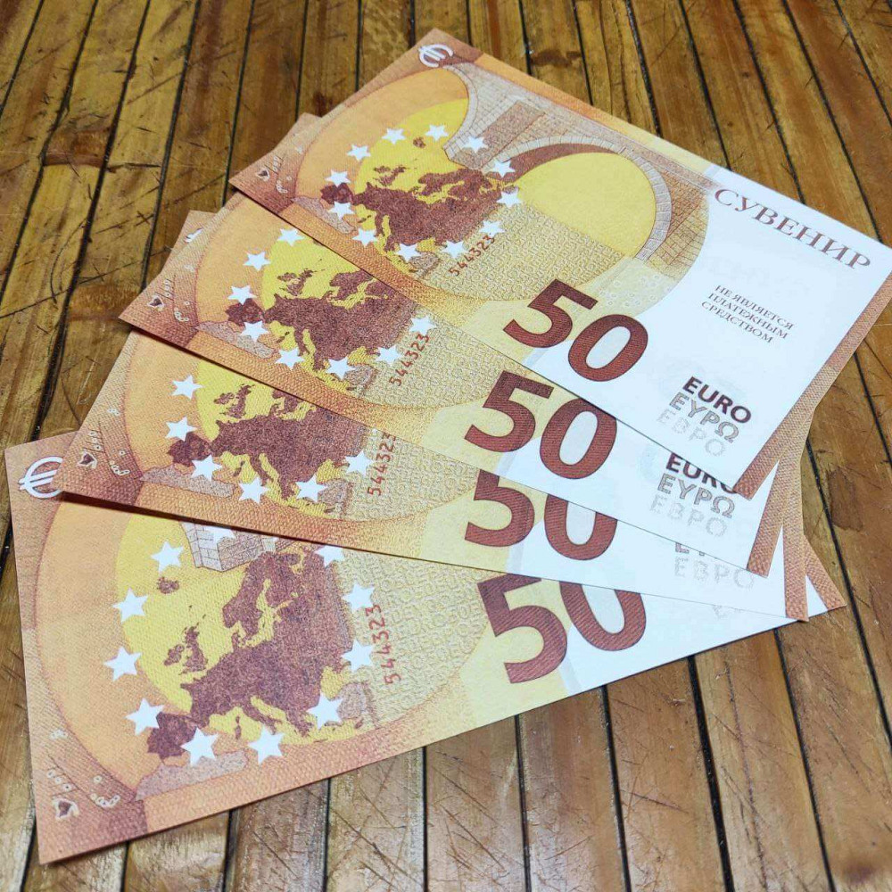 Купюры 50 евро (пачка=80 банкнот) сувенирные, игровые Киев - изображение 4
